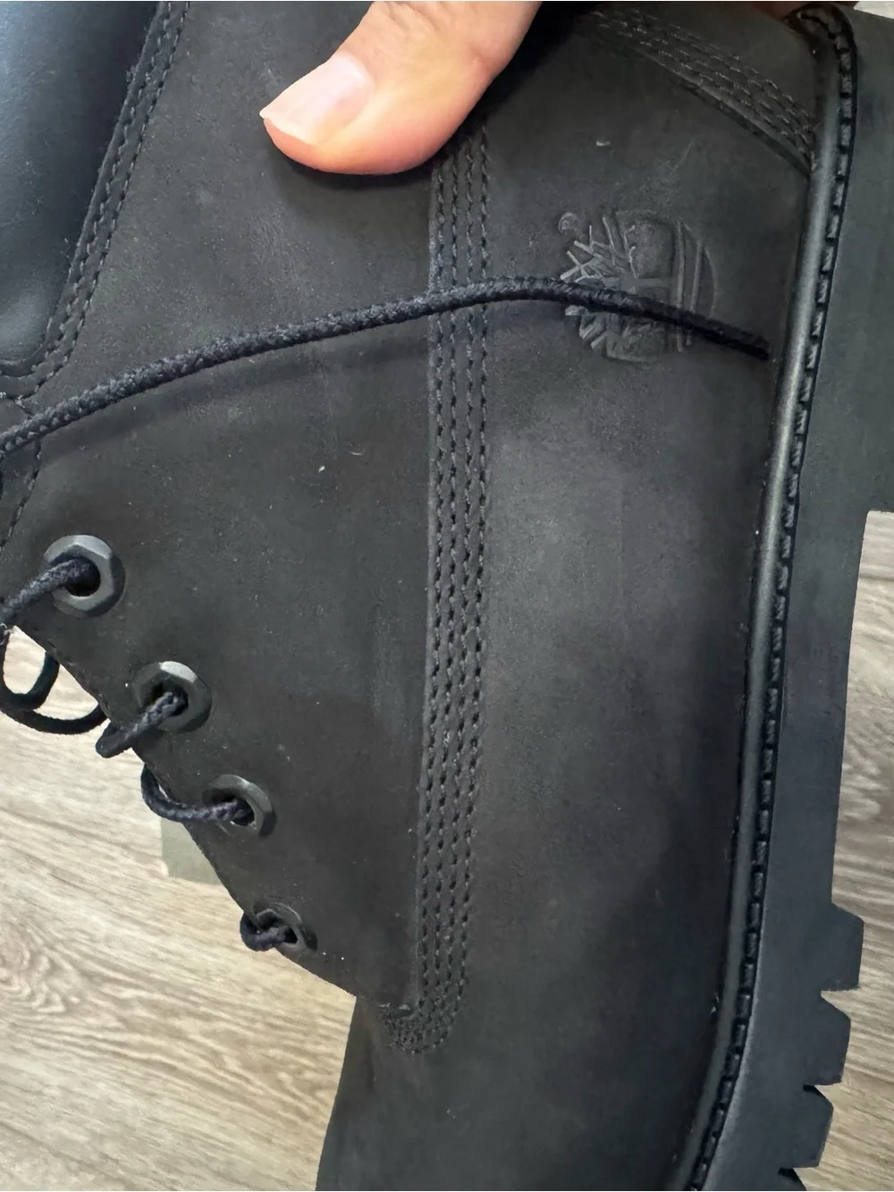 Timberland Black Nubuck Boots
